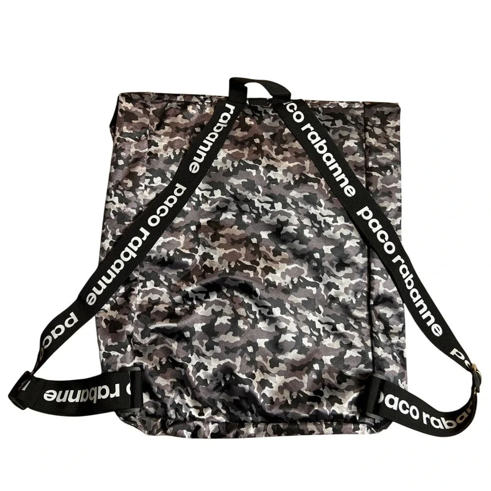 Paco Rabanne Camo‎ Backpack Fashion Bag Designer Print Rucksack